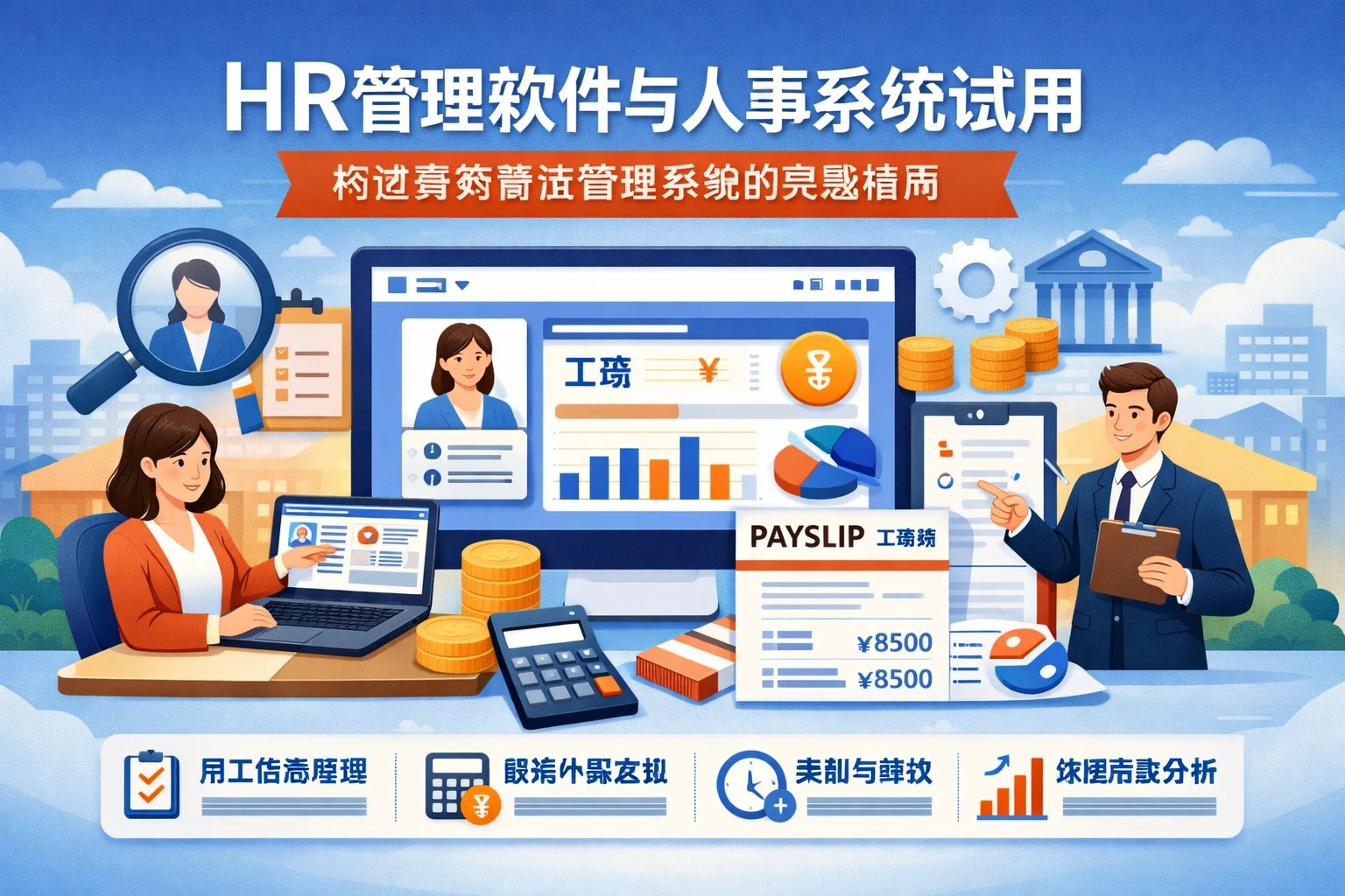 HR管理软件与人事系统试用:构建高效薪资管理系统的完整指南