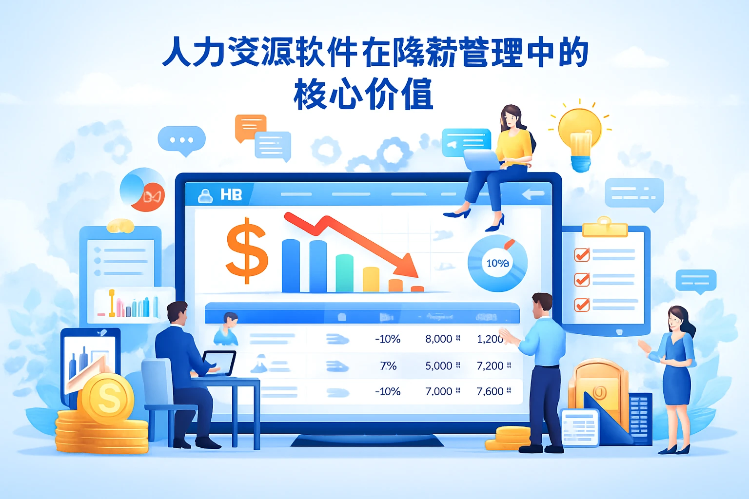 人力资源软件在降薪管理中的核心价值