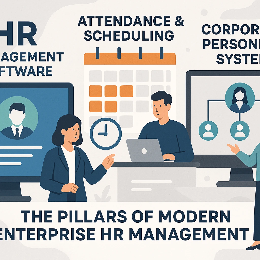 HR管理软件、考勤排班系统与集团人事系统：现代企业人力资源管理的核心支柱