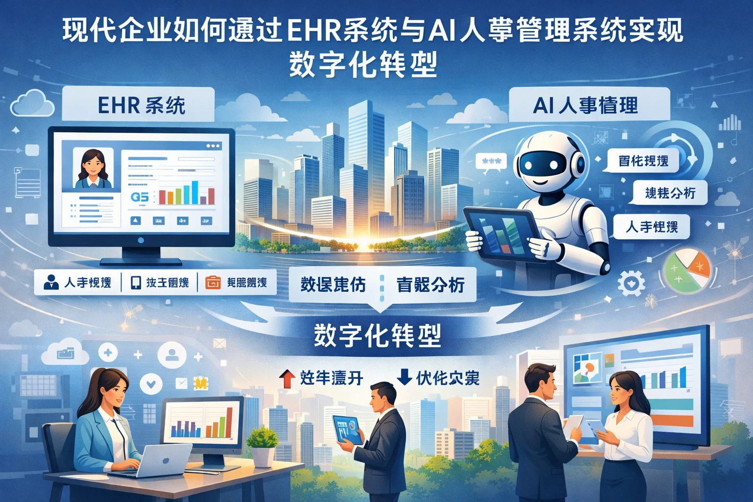 现代企业如何通过EHR系统与AI人事管理系统实现数字化转型
