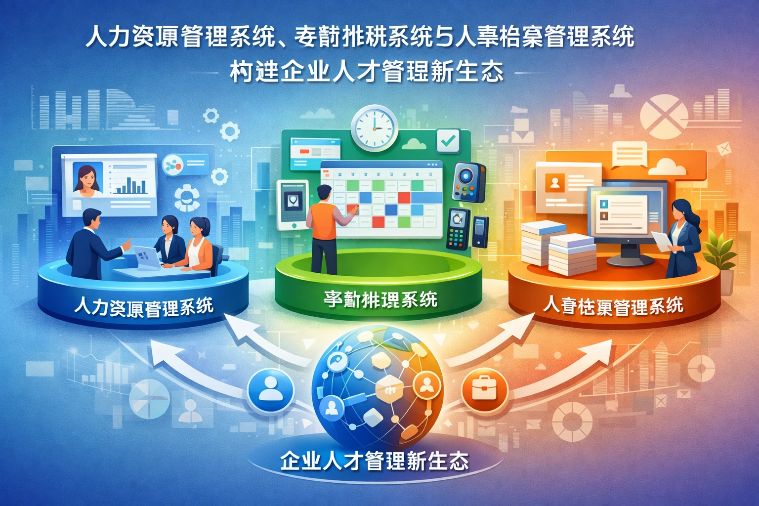 人力资源管理系统、考勤排班系统与人事档案管理系统：构建企业人才管理新生态