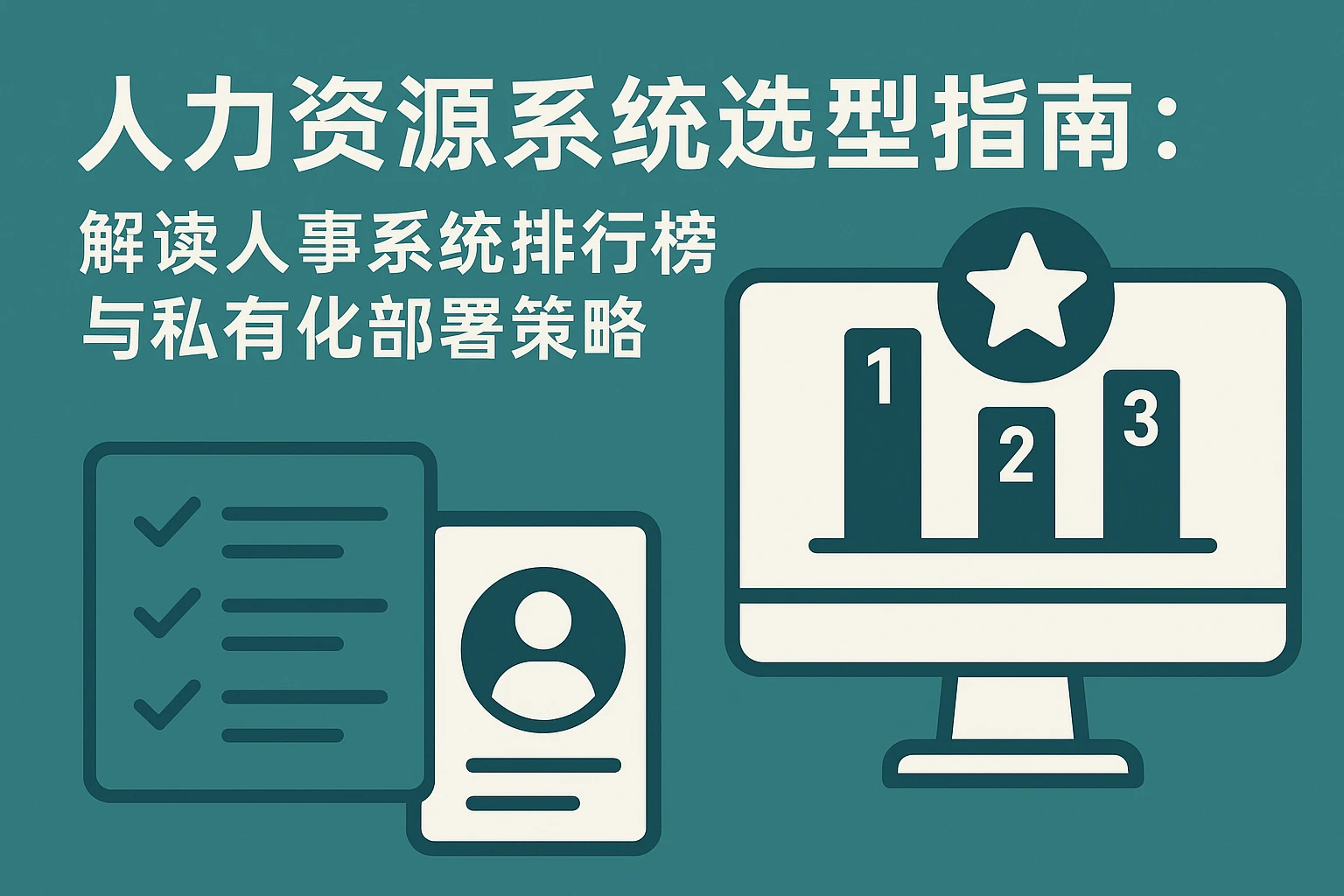 人力资源系统选型指南:解读人事系统排行榜与私有化部署策略
