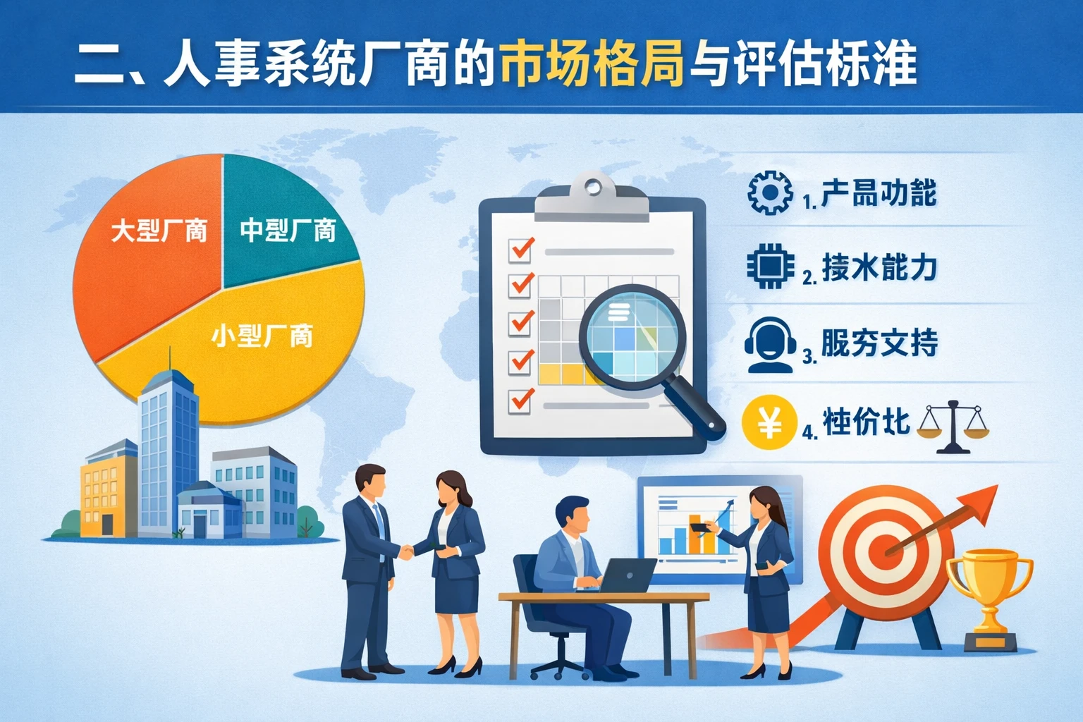 二、人事系统厂商的市场格局与评估标准