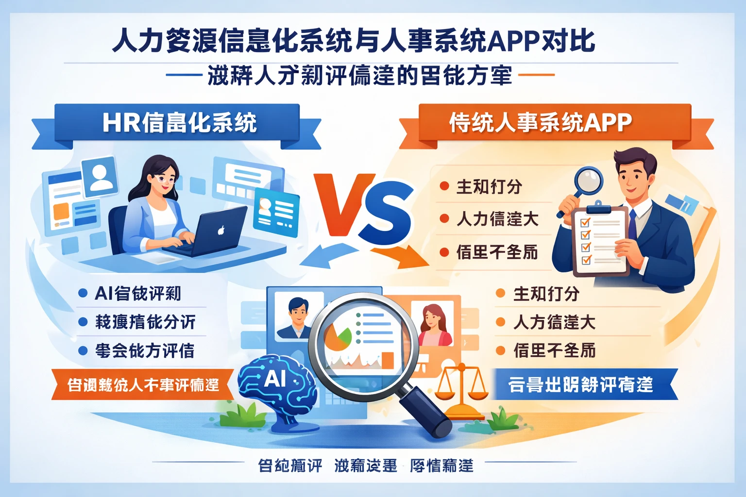 人力资源信息化系统与人事系统APP对比：破解人才测评偏差的智能方案