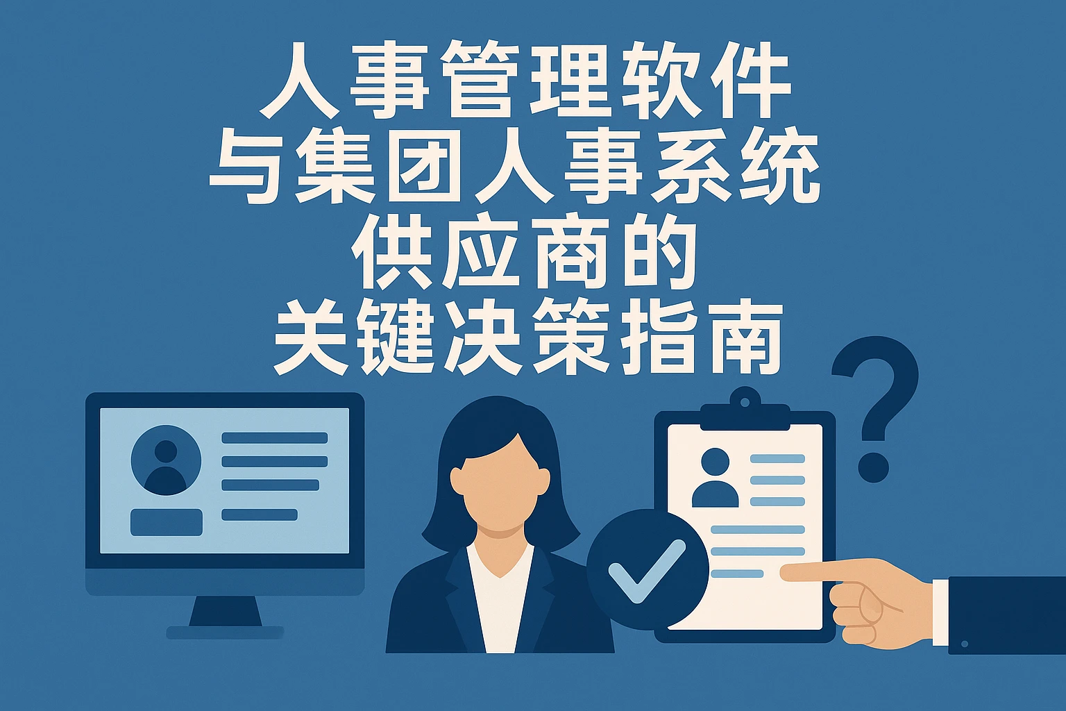 人事管理软件与集团人事系统供应商的关键决策指南