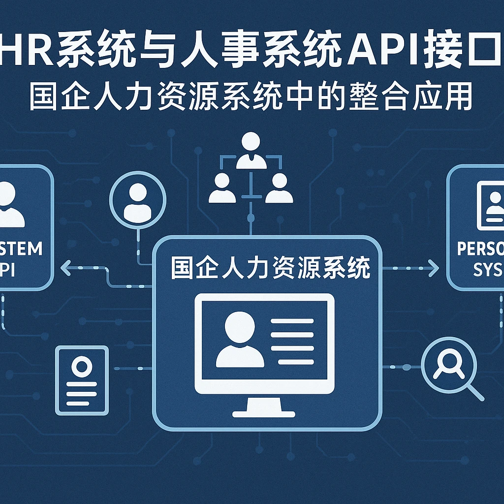 HR系统与人事系统API接口在国企人力资源系统中的整合应用