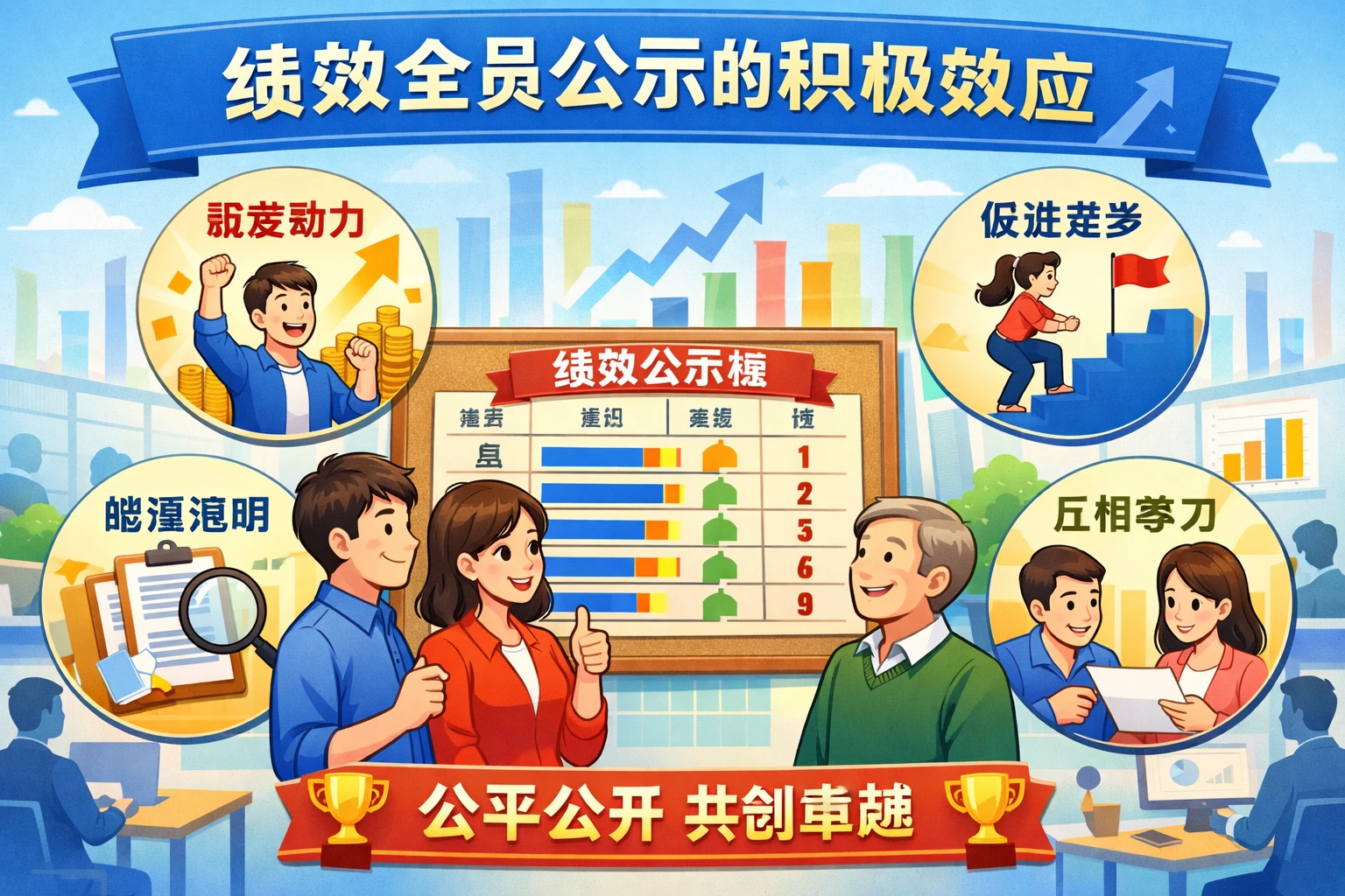 绩效全员公示的积极效应