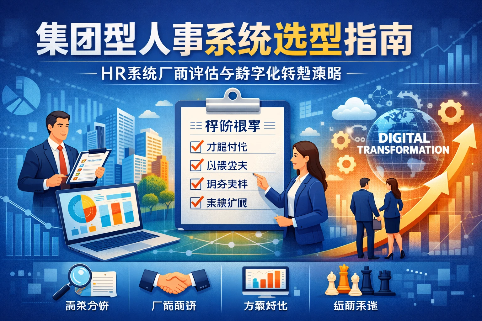集团型人事系统选型指南：HR系统厂商评估与数字化转型策略