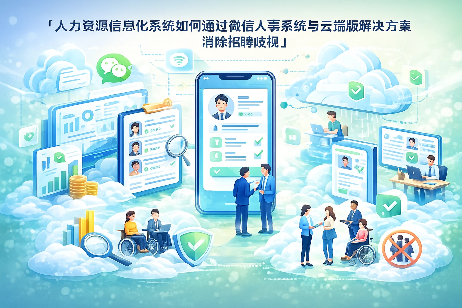 人力资源信息化系统如何通过微信人事系统与云端版解决方案消除招聘歧视
