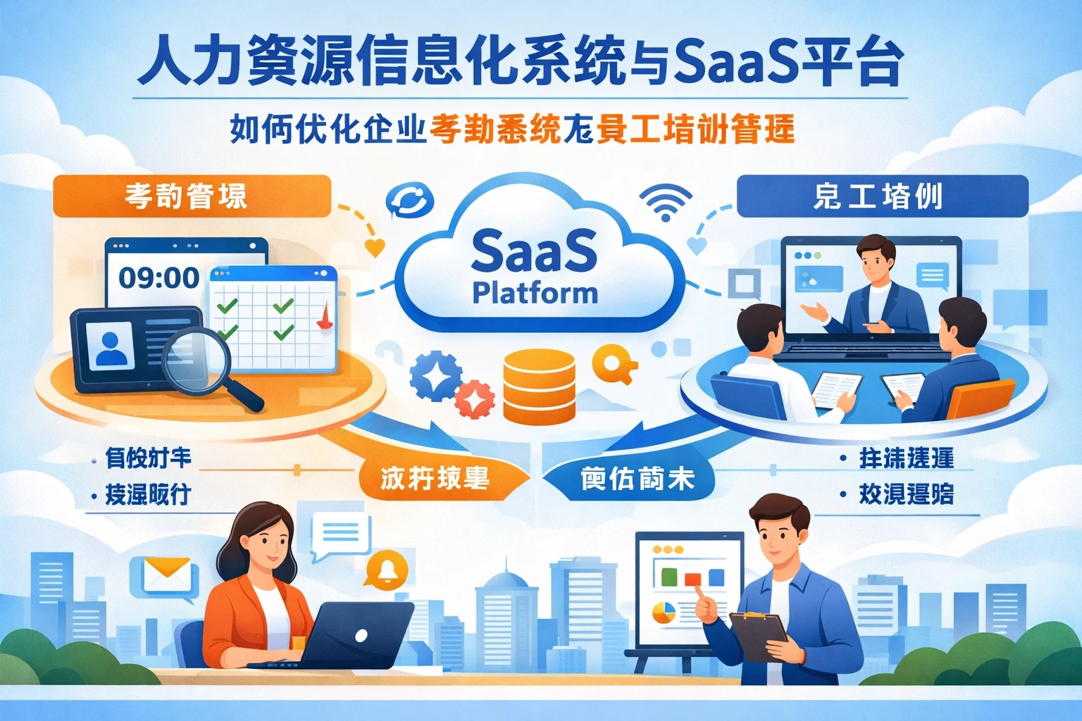 人力资源信息化系统与SaaS平台如何优化企业考勤系统及员工培训管理
