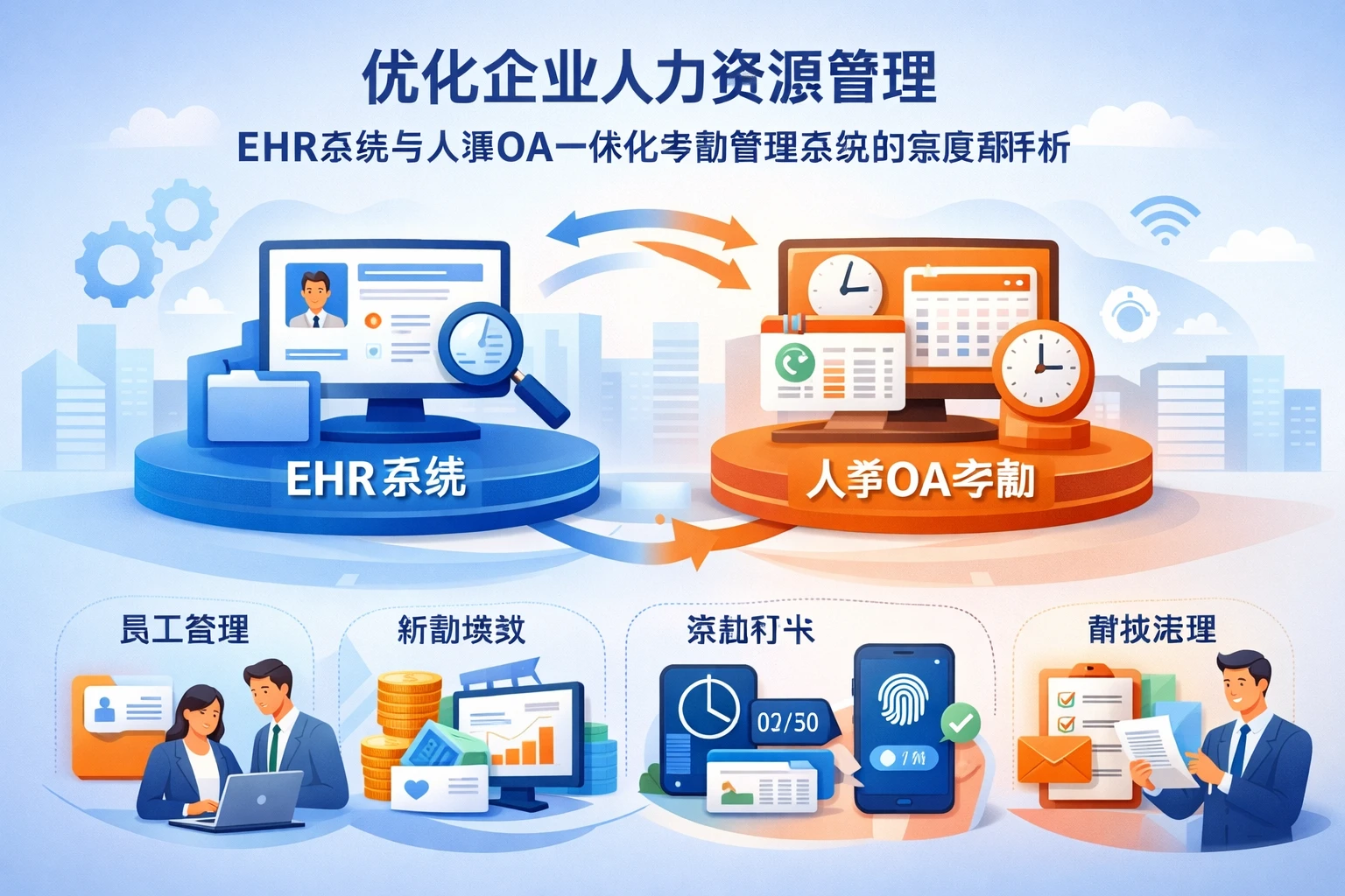 优化企业人力资源管理:EHR系统与人事OA一体化考勤管理系统的深度解析
