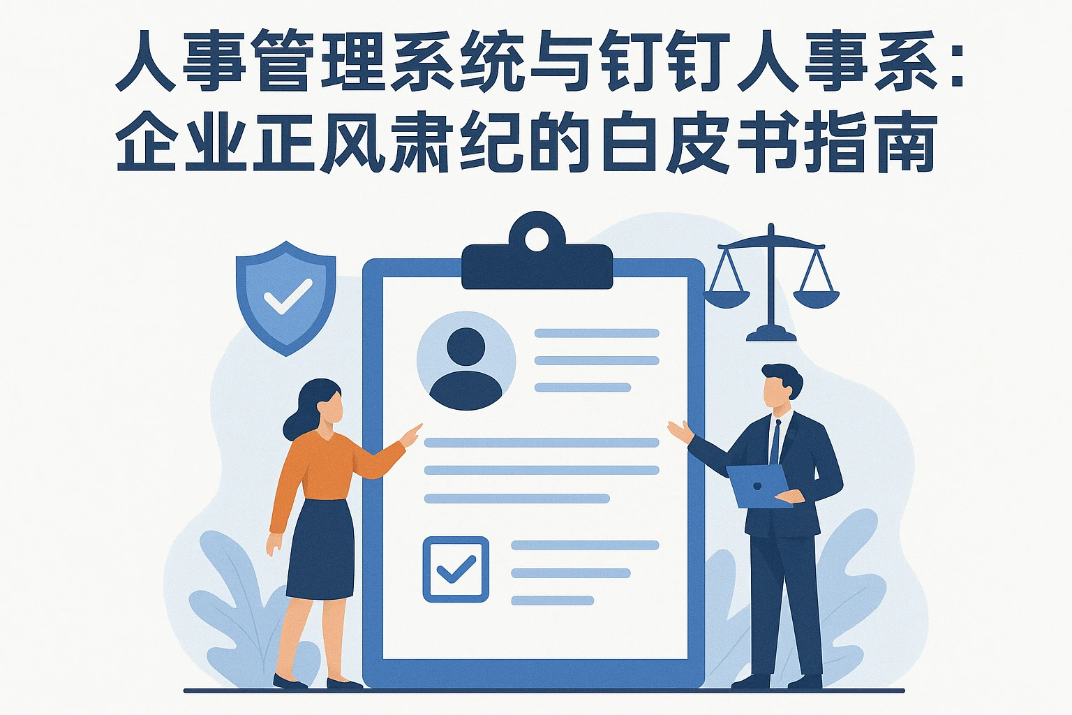 人事管理系统与钉钉人事系统：企业正风肃纪的白皮书指南