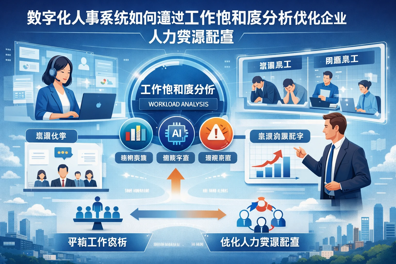 数字化人事系统如何通过工作饱和度分析优化企业人力资源配置