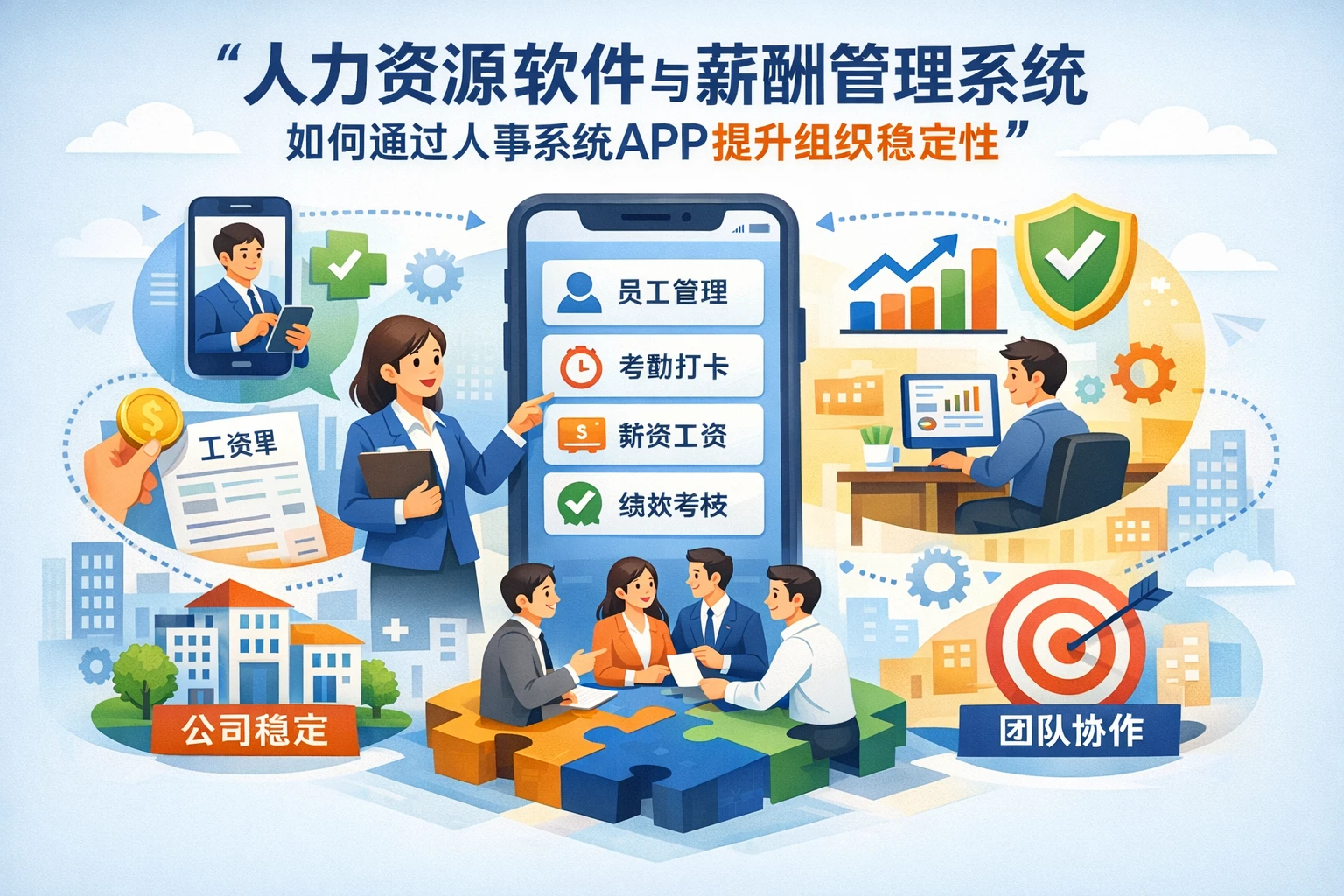 人力资源软件与薪酬管理系统如何通过人事系统APP提升组织稳定性