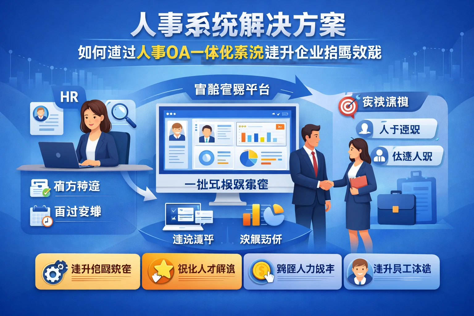 人事系统解决方案：如何通过人事OA一体化系统提升企业招聘效能