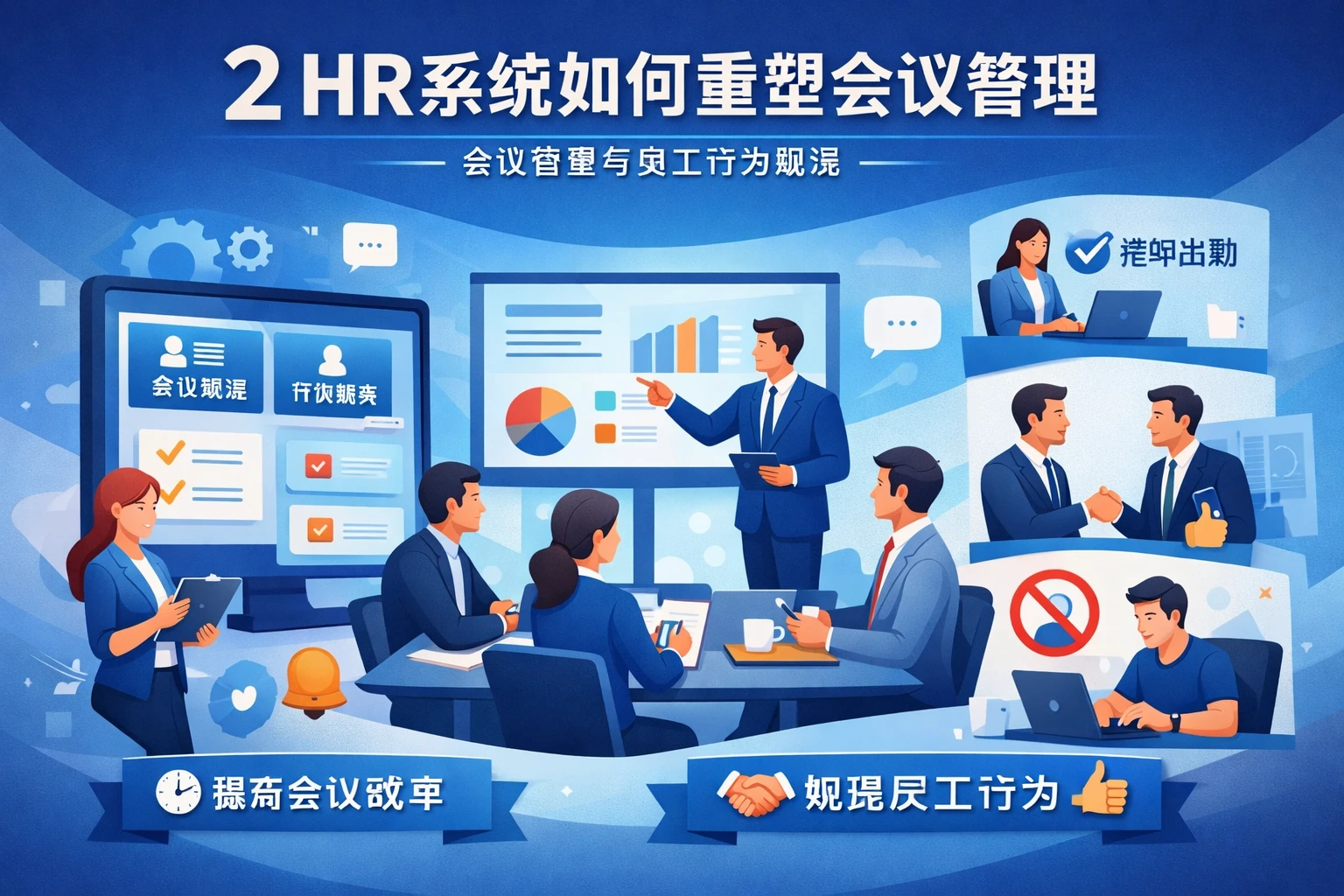 2 HR系统如何重塑会议管理与员工行为规范