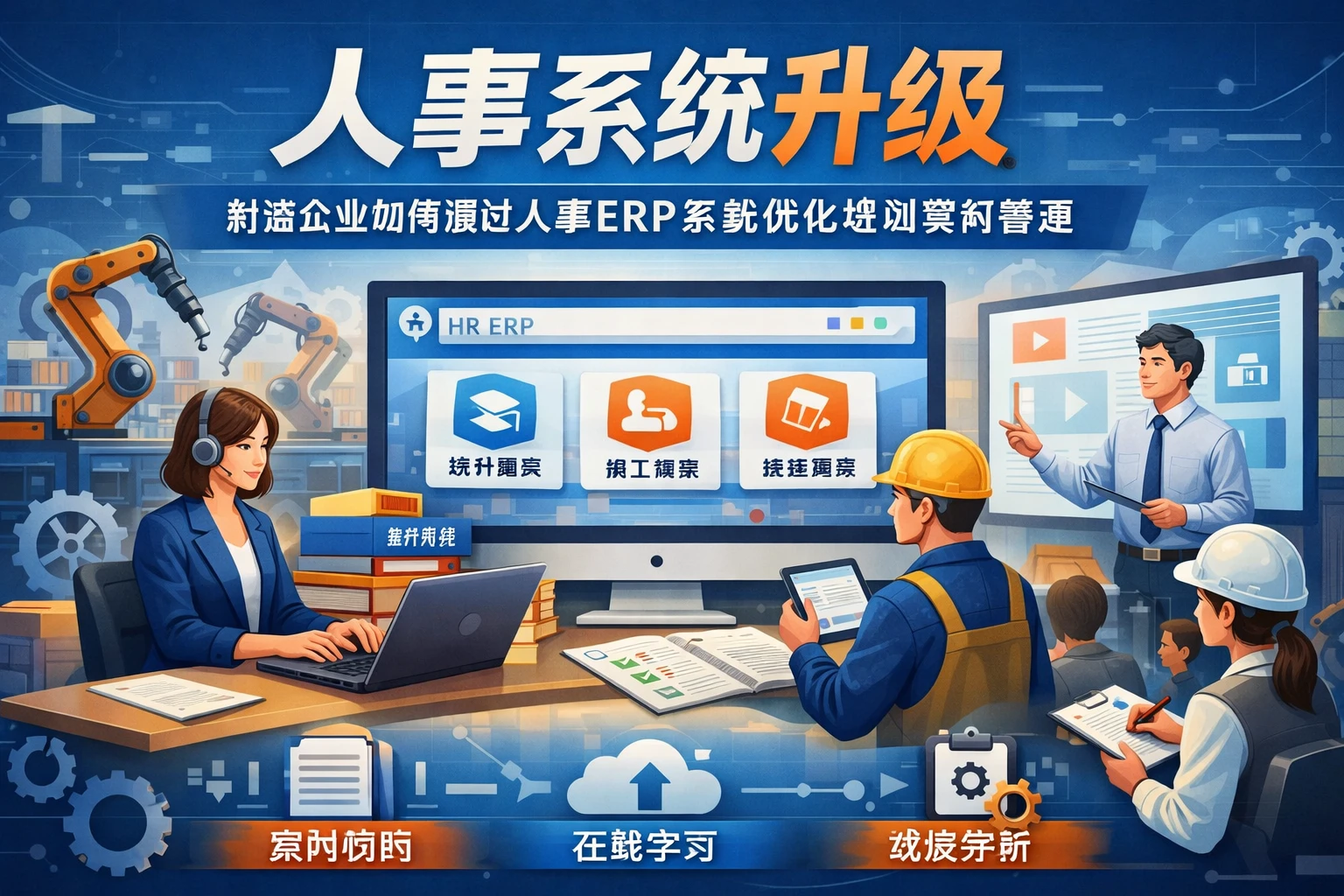 人事系统升级：制造企业如何通过人事ERP系统优化培训资料管理
