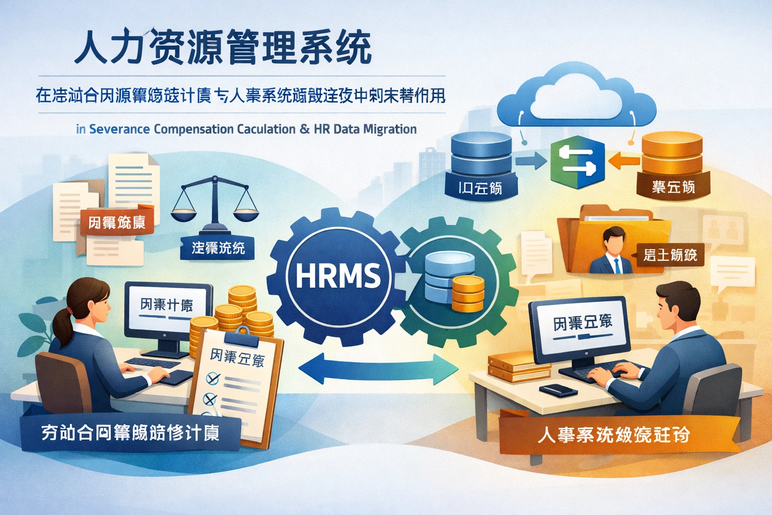 人力资源管理系统在劳动合同解除赔偿计算与人事系统数据迁移中的关键作用