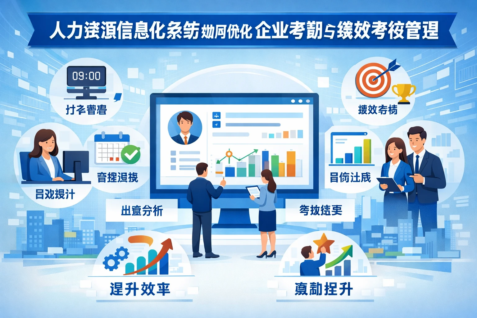 人力资源信息化系统如何优化企业考勤与绩效考核管理