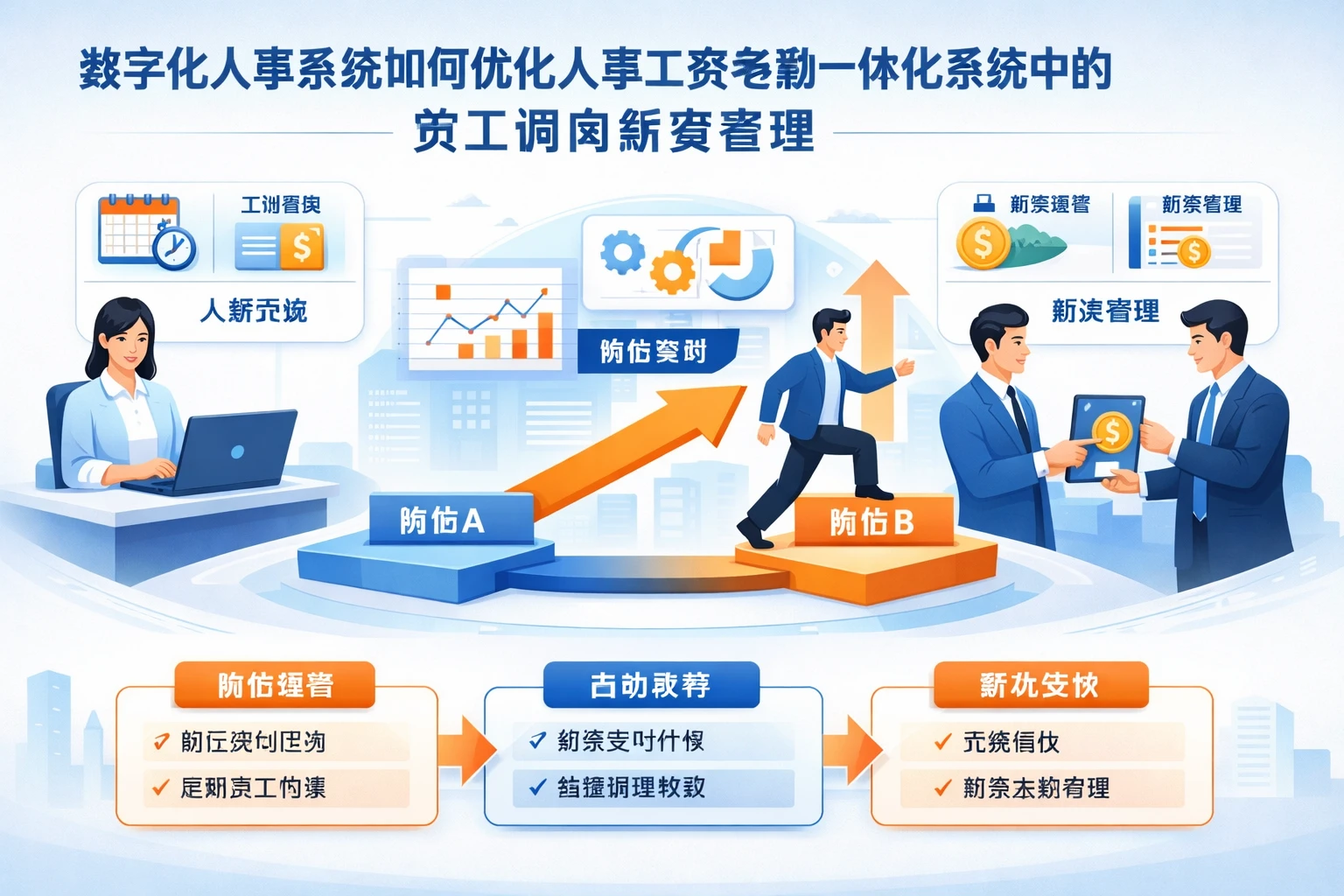 数字化人事系统如何优化人事工资考勤一体化系统中的员工调岗薪资管理