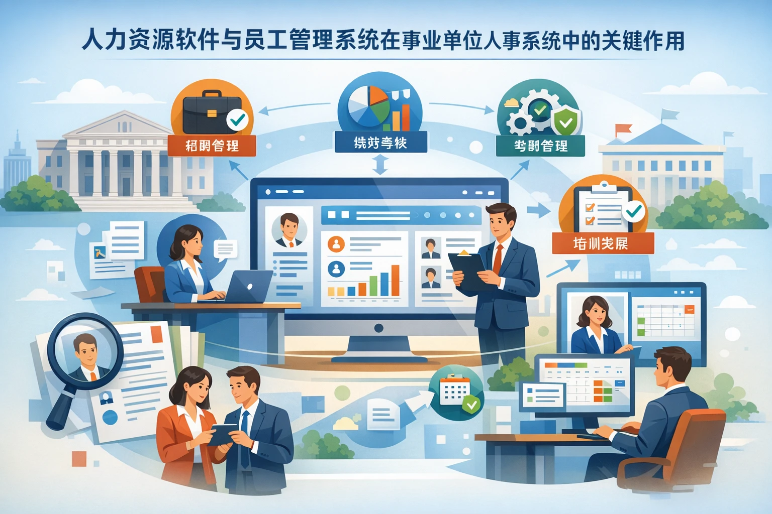 人力资源软件与员工管理系统在事业单位人事系统中的关键作用