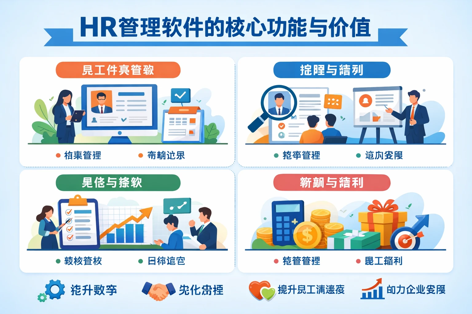 HR管理软件的核心功能与价值