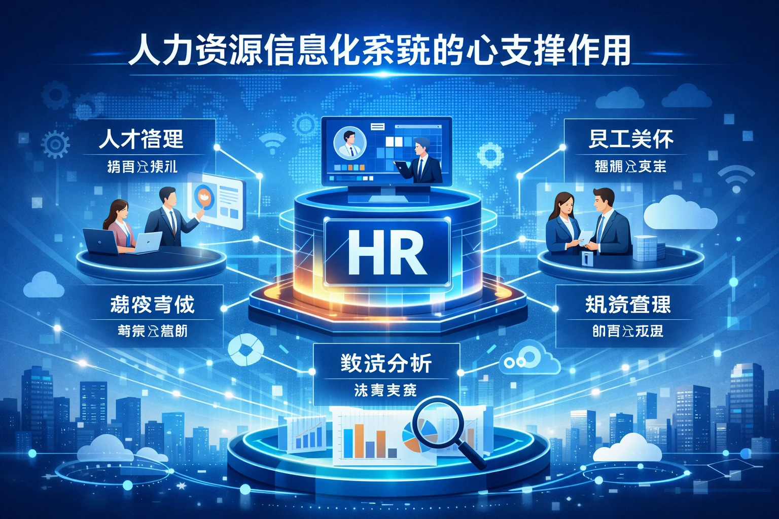 人力资源信息化系统的核心支撑作用