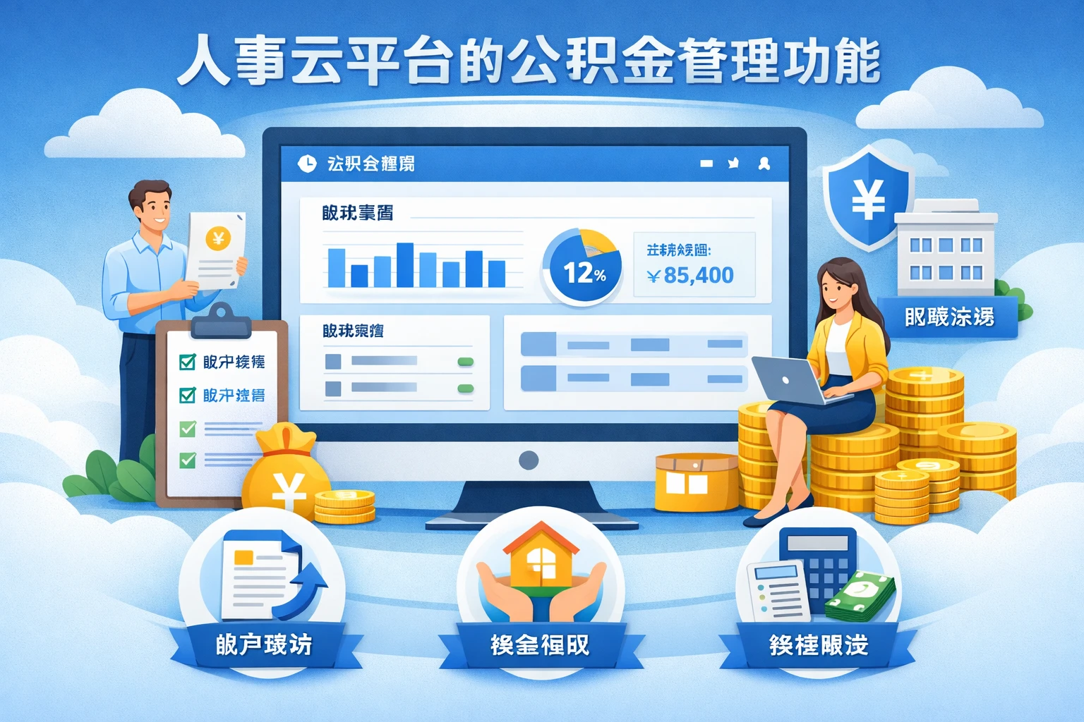 人事云平台的公积金管理功能