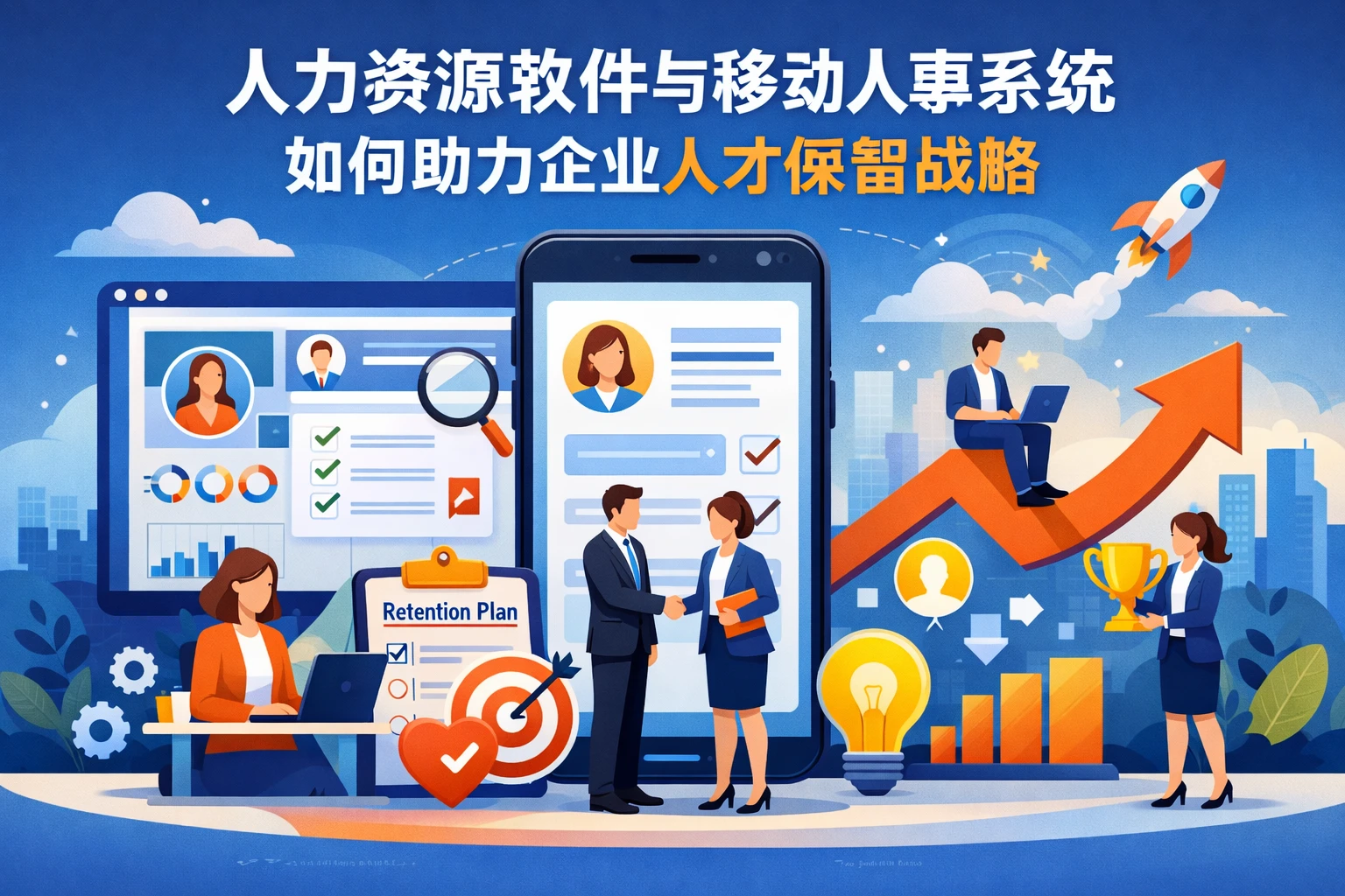 人力资源软件与移动人事系统如何助力企业人才保留战略