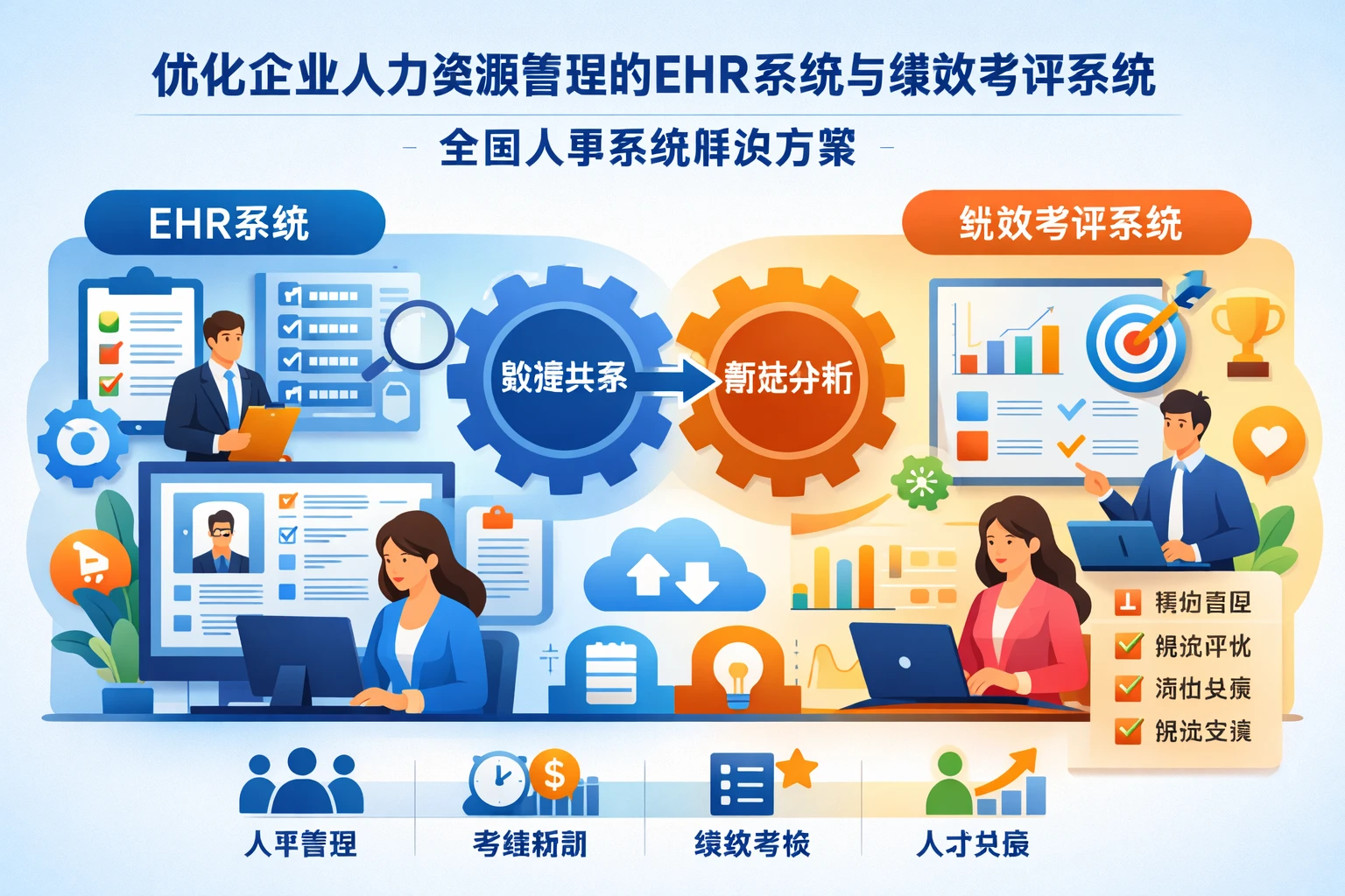 优化企业人力资源管理的ehr系统与绩效考评系统：全面人事系统解决方案