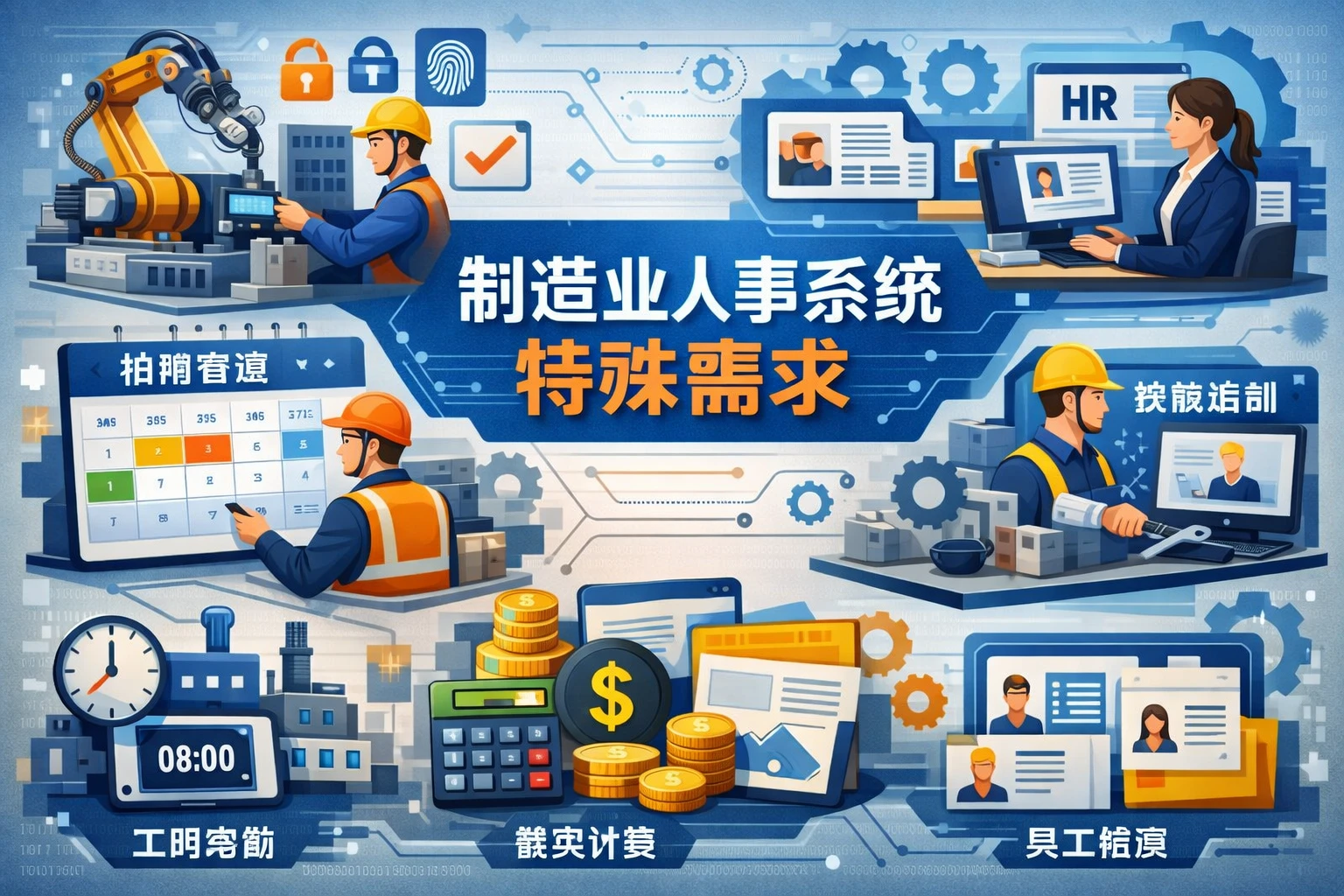 制造业人事系统的特殊需求