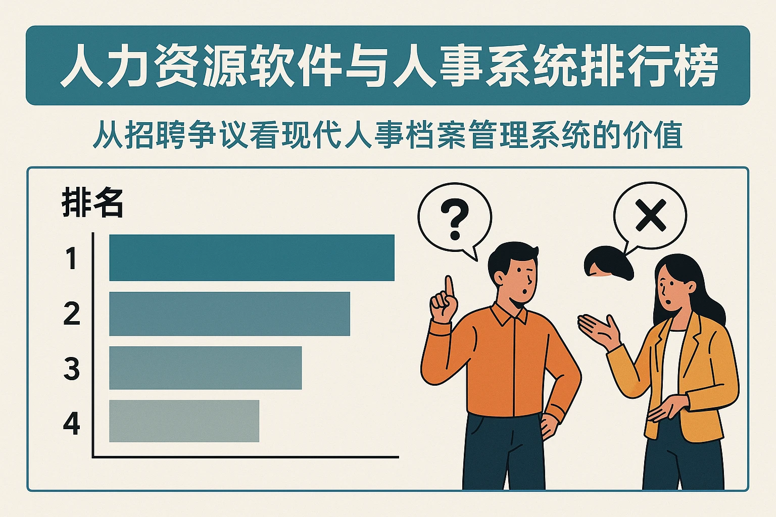 人力资源软件与人事系统排行榜：从招聘争议看现代人事档案管理系统的价值