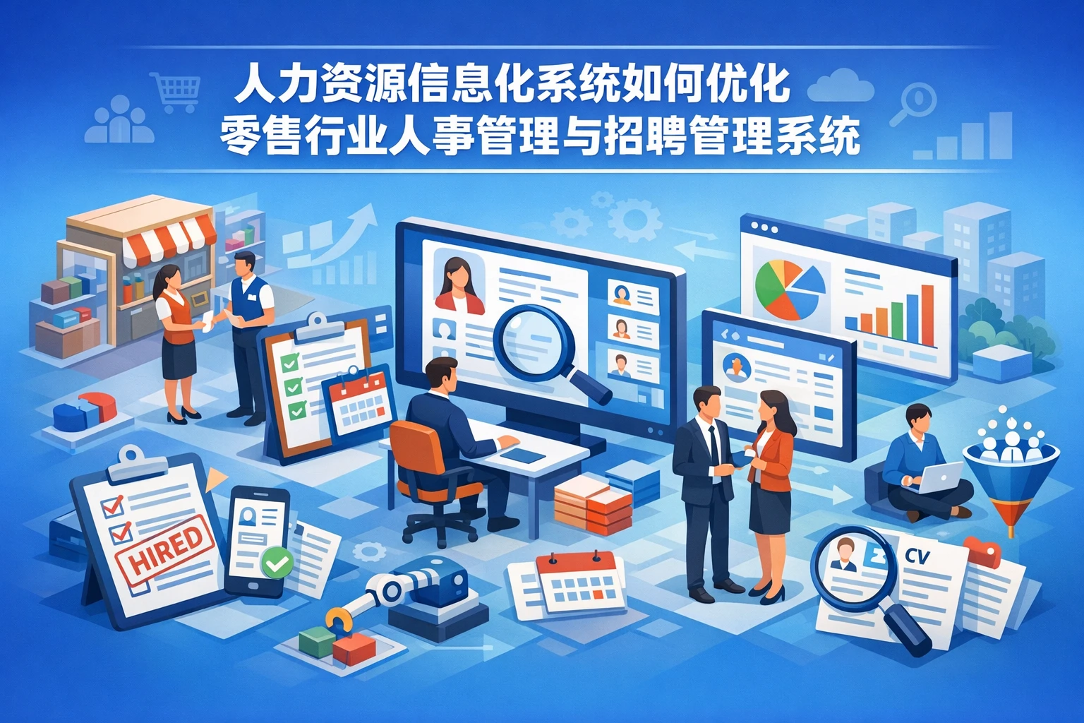 人力资源信息化系统如何优化零售行业人事管理与招聘管理系统