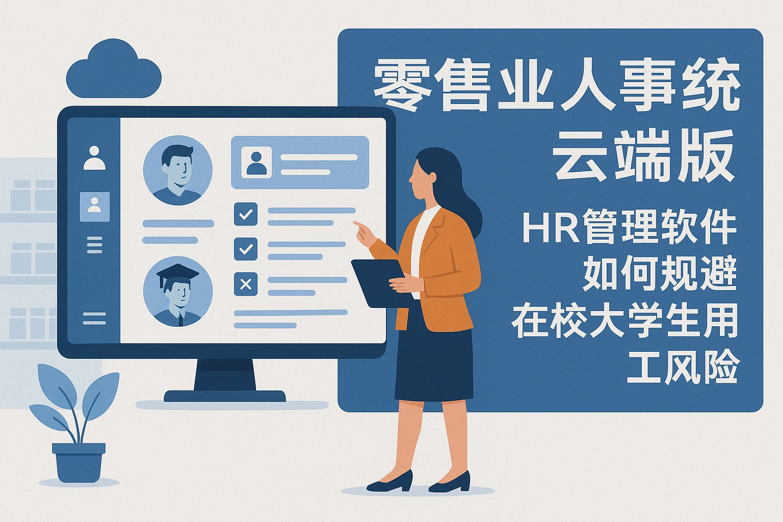 零售业人事系统云端版：HR管理软件如何规避在校大学生用工风险