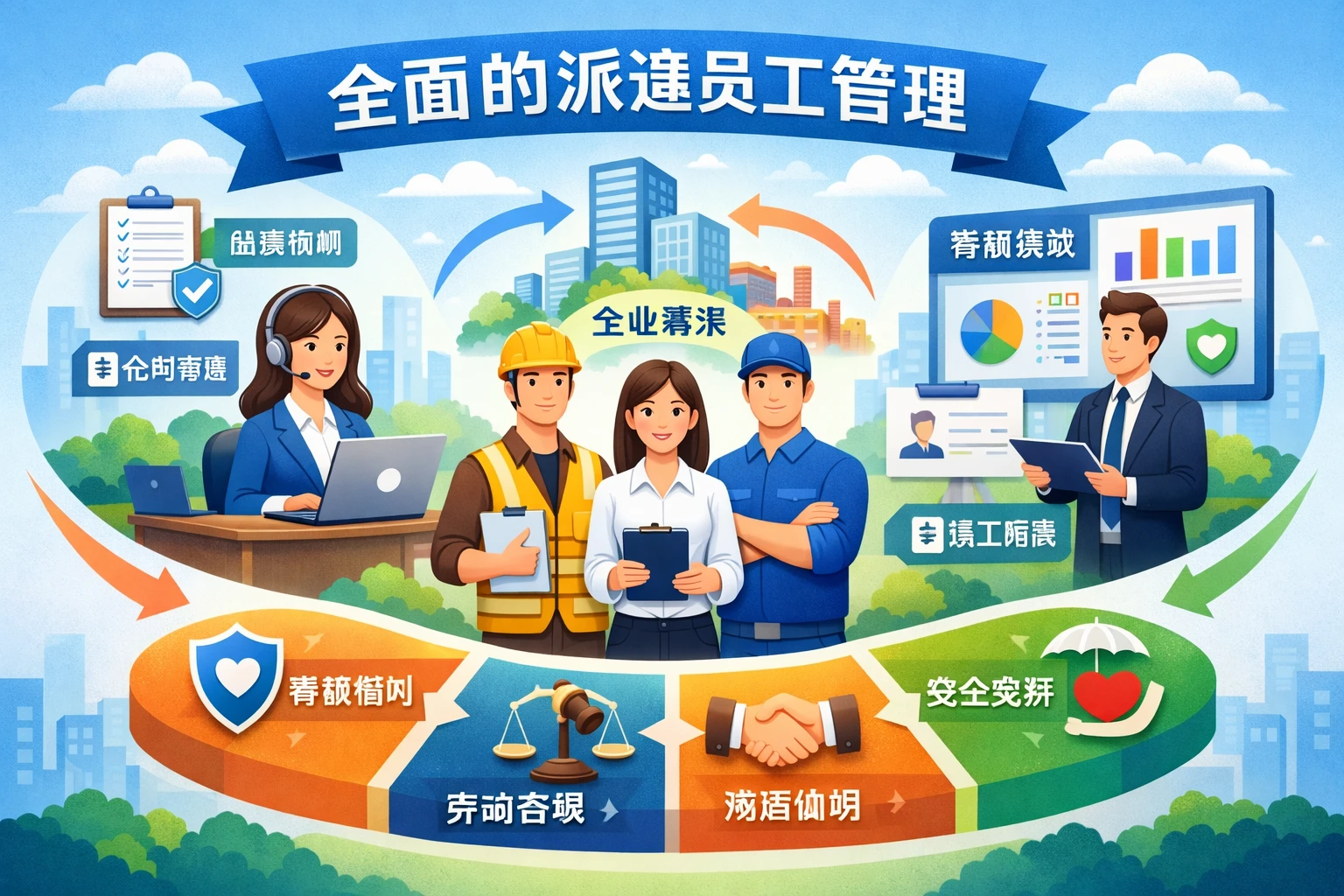 全面的派遣员工管理