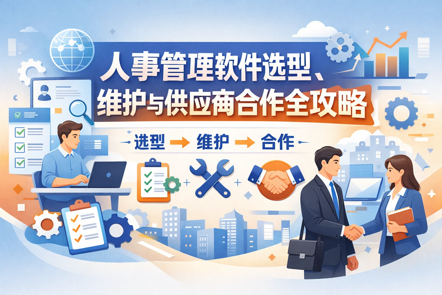 人事管理软件选型、维护与供应商合作全攻略