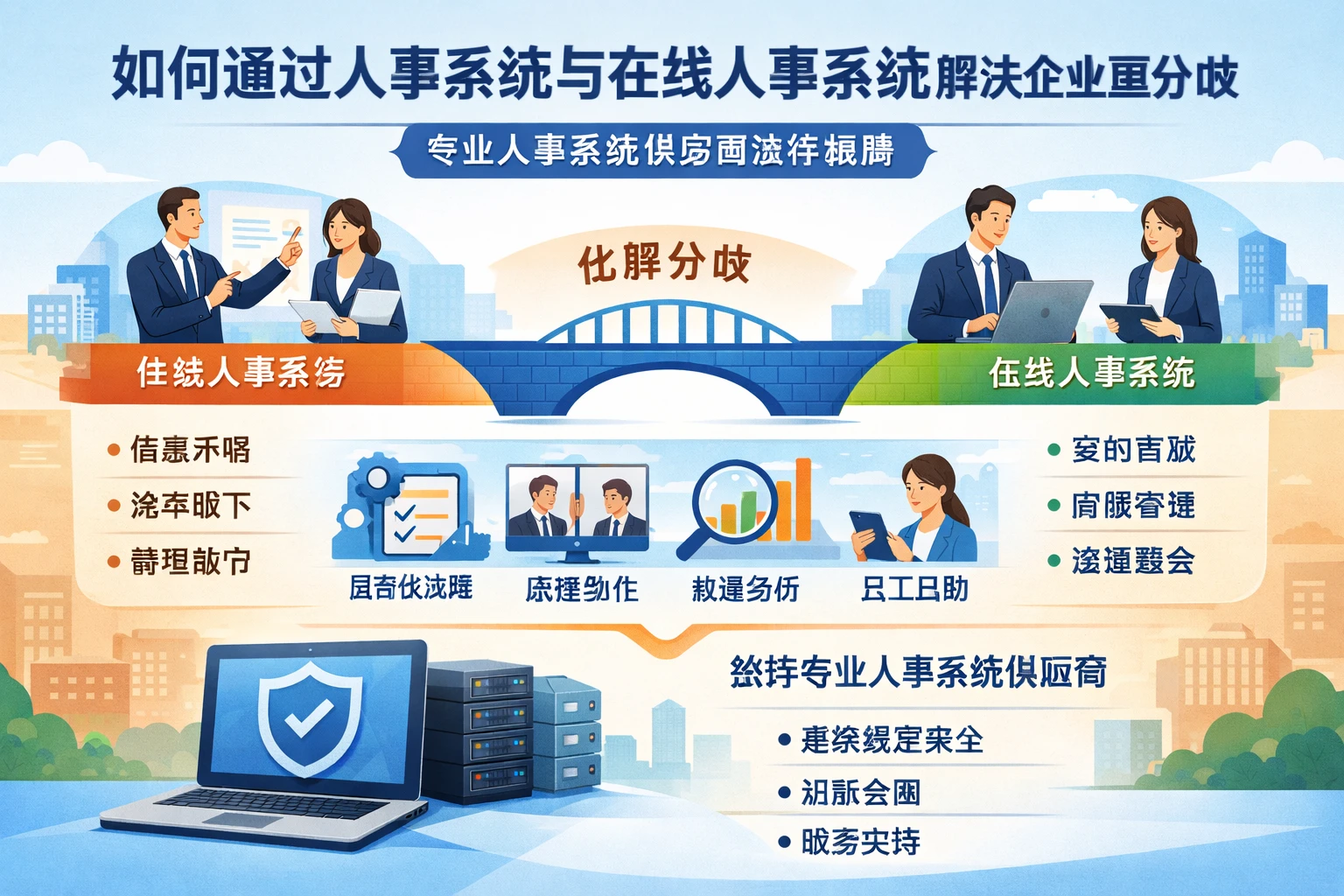 如何通过人事系统与在线人事系统解决企业管理分歧 - 专业人事系统供应商选择指南