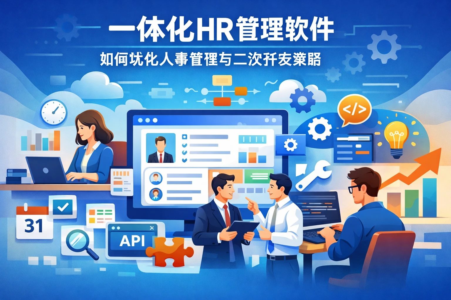 一体化HR管理软件如何优化人事管理与二次开发策略