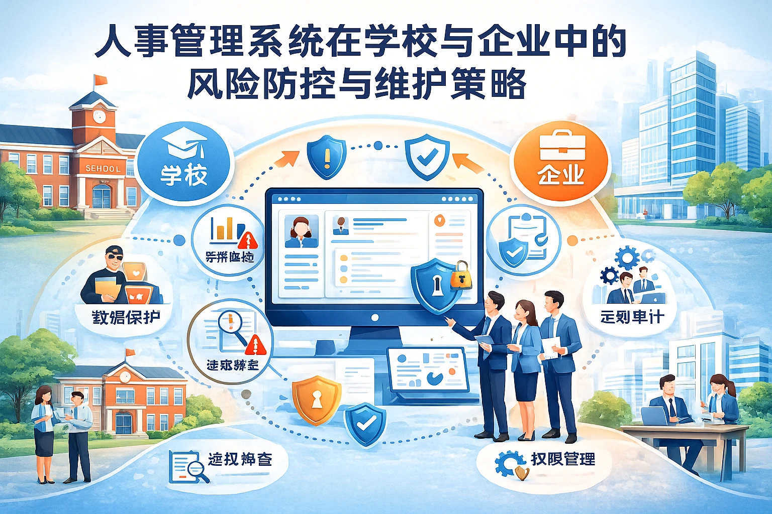 人事管理系统在学校与企业中的风险防控与维护策略