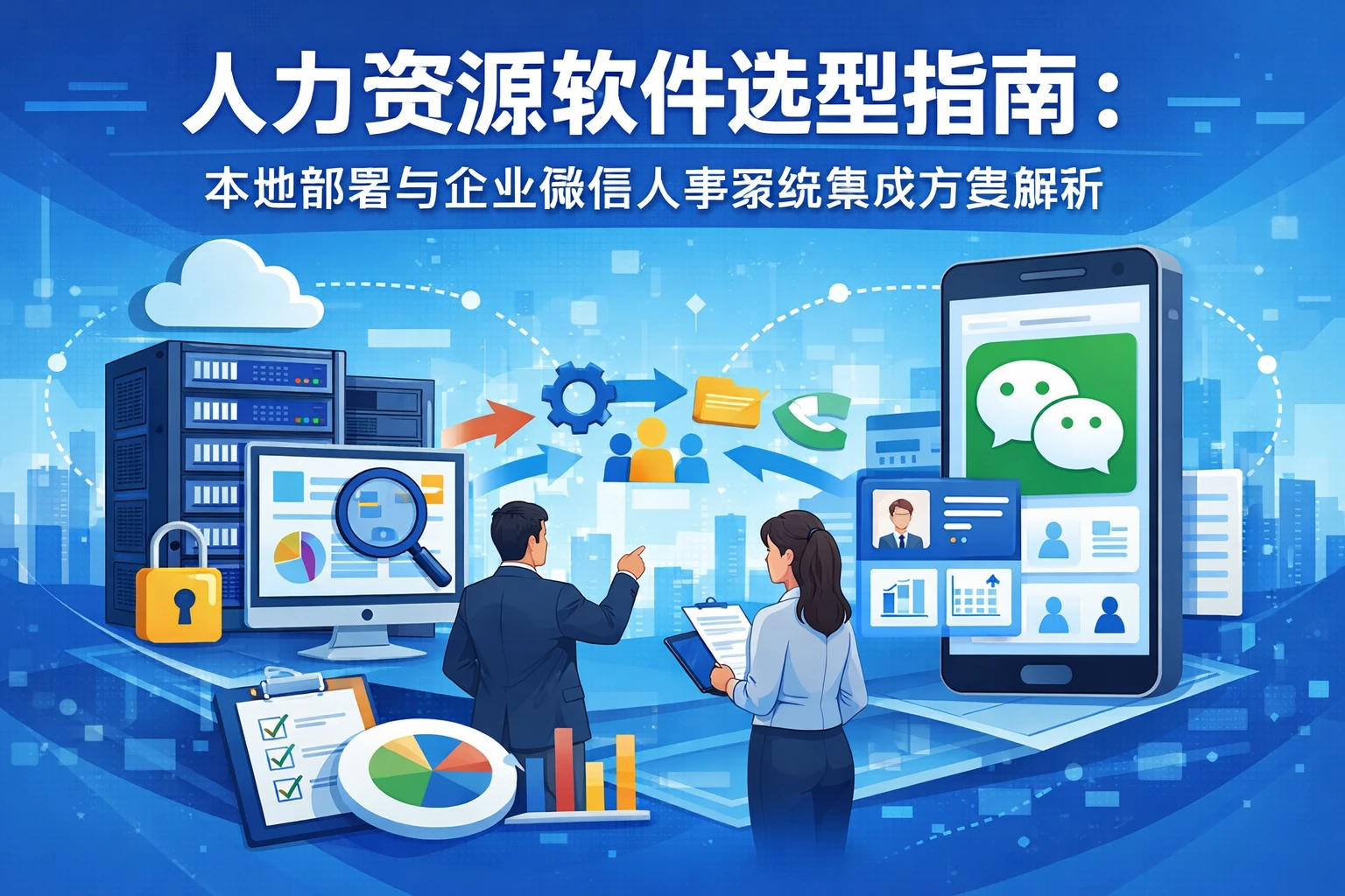 人力资源软件选型指南：本地部署与企业微信人事系统集成方案解析