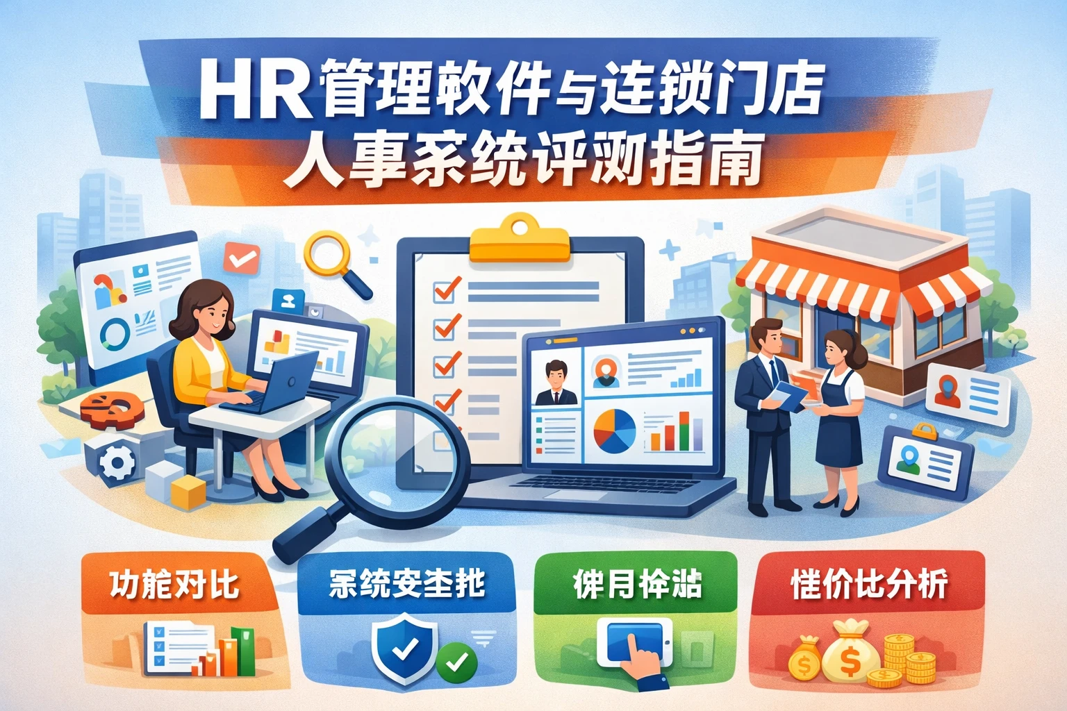 HR管理软件与连锁门店人事系统评测指南