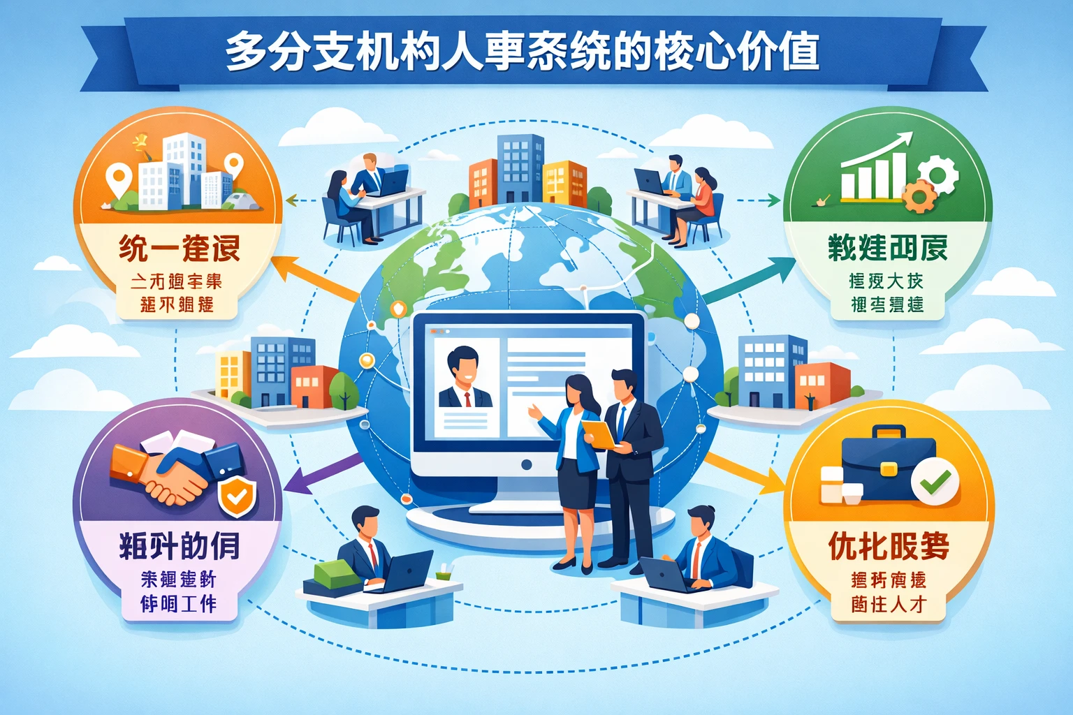 多分支机构人事系统的核心价值