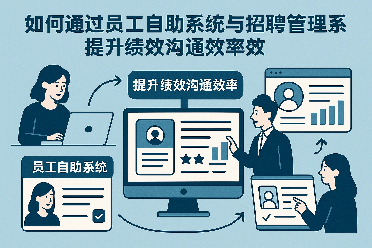 现代企业人事管理软件如何通过员工自助系统与招聘管理系统提升绩效沟通效率