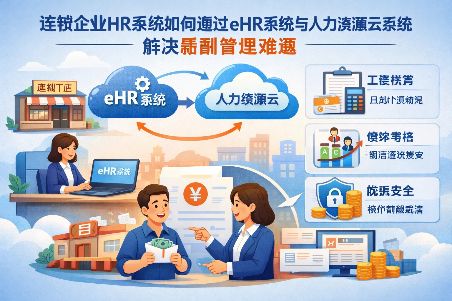 连锁企业HR系统如何通过ehr系统与人力资源云系统解决薪酬管理难题