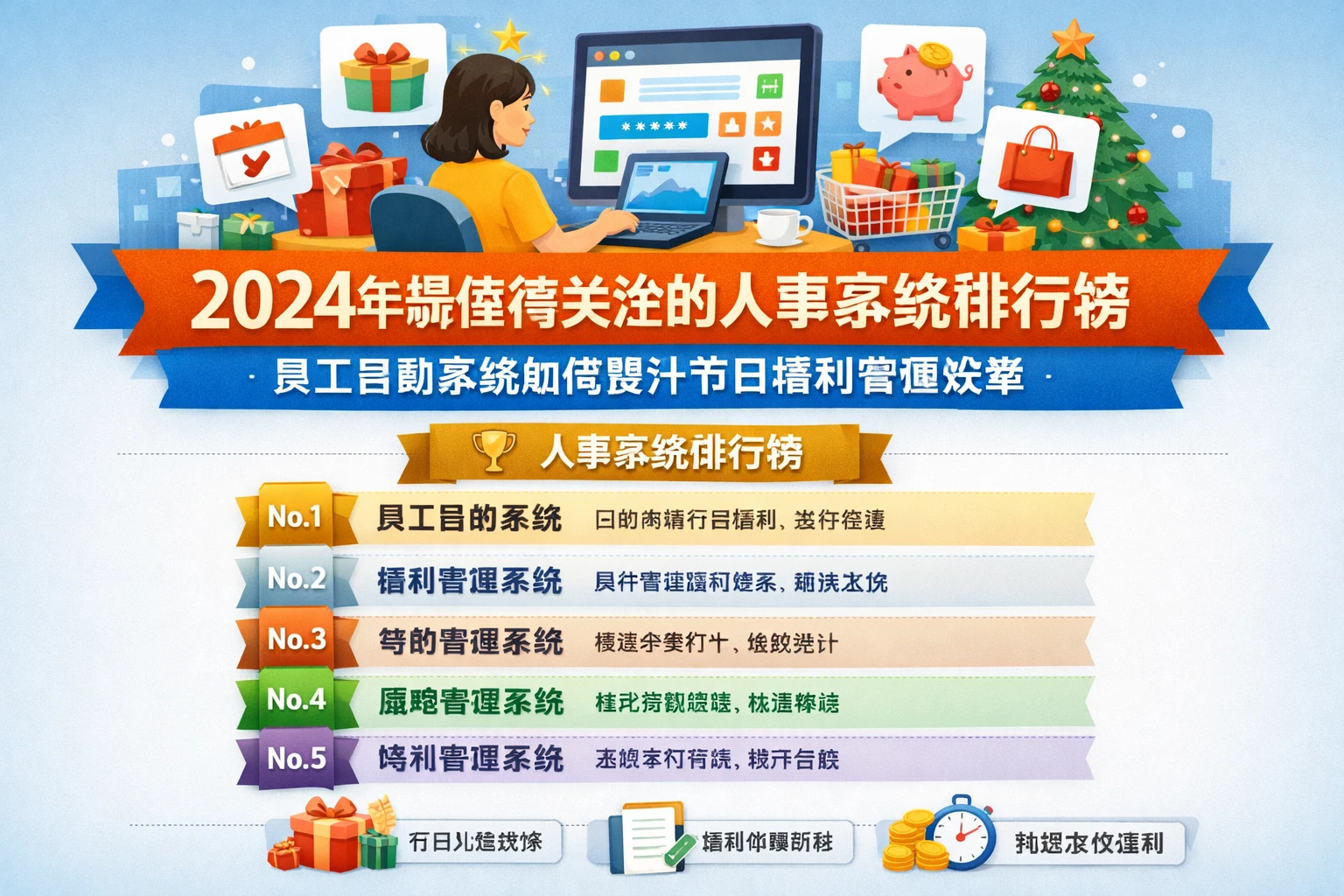2024年最值得关注的人事系统排行榜：员工自助系统如何提升节日福利管理效率