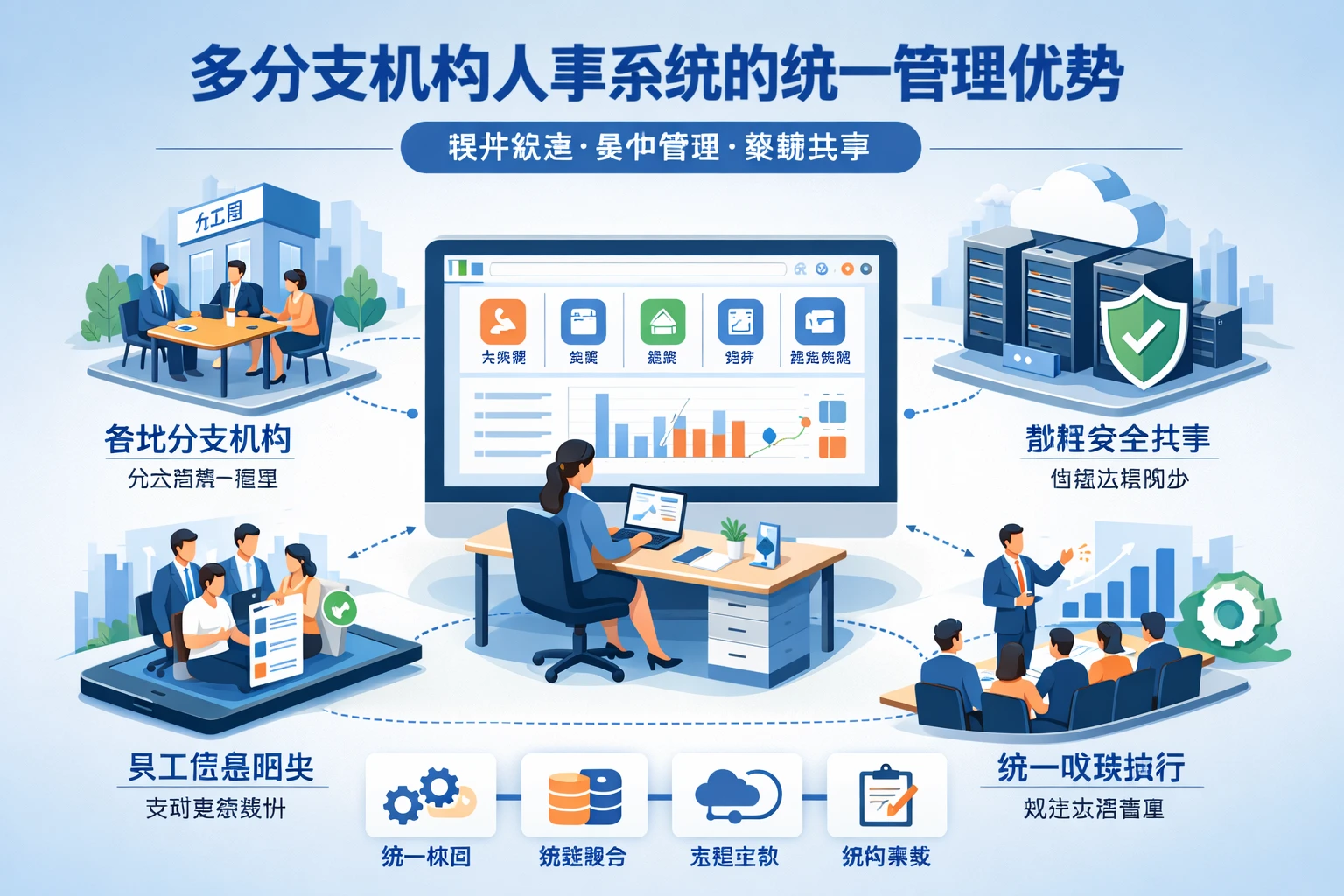 多分支机构人事系统的统一管理优势