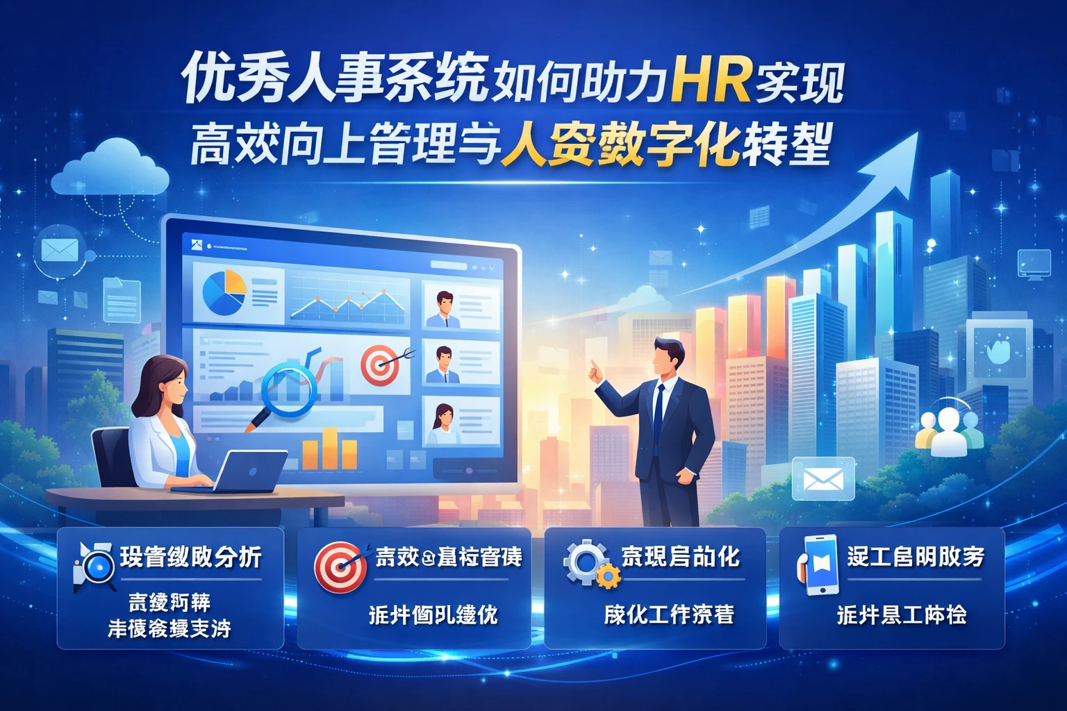 优秀人事系统如何助力HR实现高效向上管理与人资数字化转型