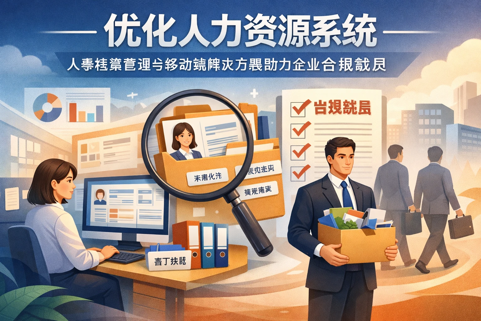 优化人力资源系统：人事档案管理与移动端解决方案助力企业合规裁员