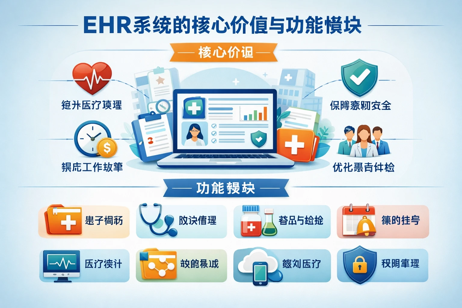 ehr系统的核心价值与功能模块