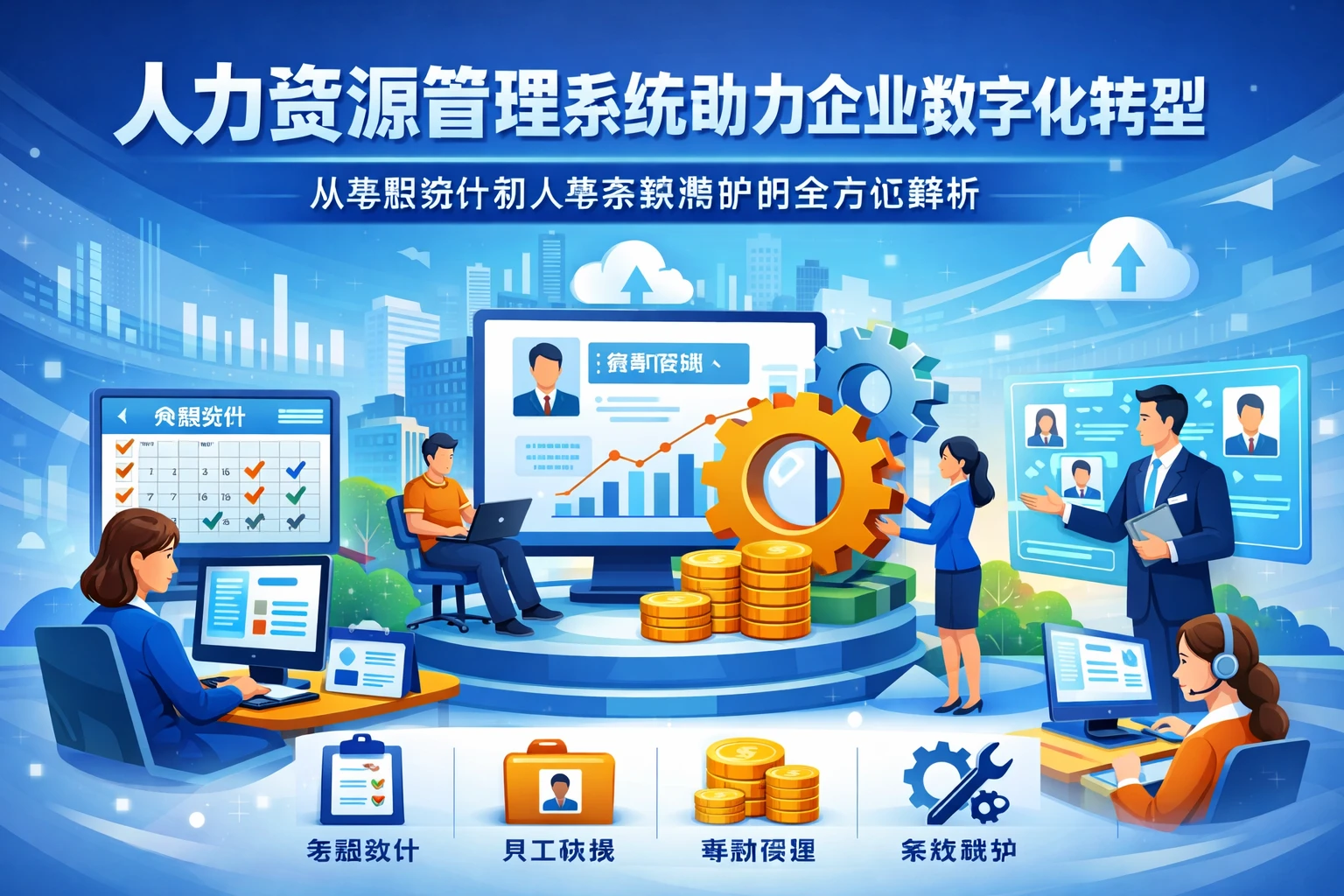 人力资源管理系统助力企业数字化转型：从考勤统计到人事系统维护的全方位解析